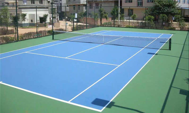 傾盆大雨來(lái)襲，丙烯酸球場(chǎng)地坪是如何從容面對(duì)？